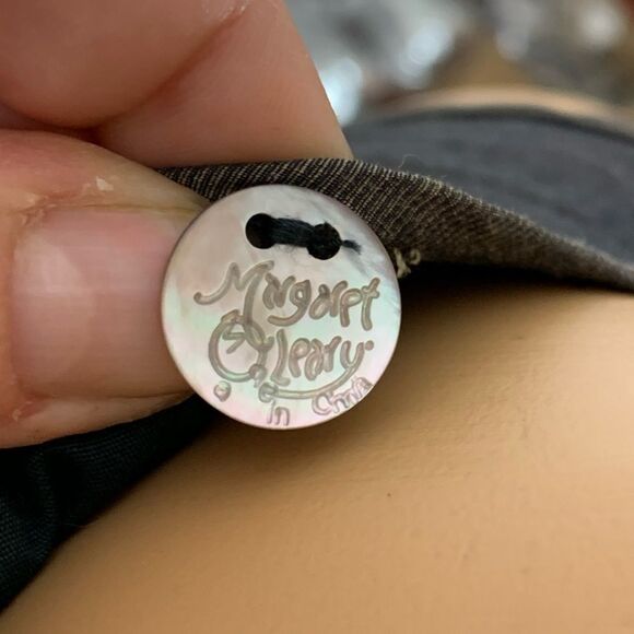 Margaret O’Leary Pinstripe Fitted Mini Dress Scoop Neck Mod Rockabilly Bodycon - Picture 4 of 8